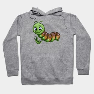 Cute Caterpillar Drawing Hoodie